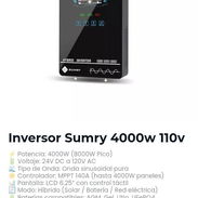 Inversor Sumry 4000w - Img 57641540