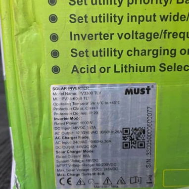 Inversores Solar De 6000w 110v y 220v marca Must e Infinisolar - Img 121846596