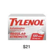 Tylenol Regulae Strenght 100 tabletas - Img 55565507