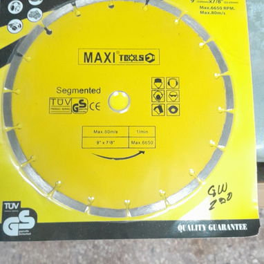 Discos de corte de 9" para ceramica, porcelana pisos, y hormigon - 4/4