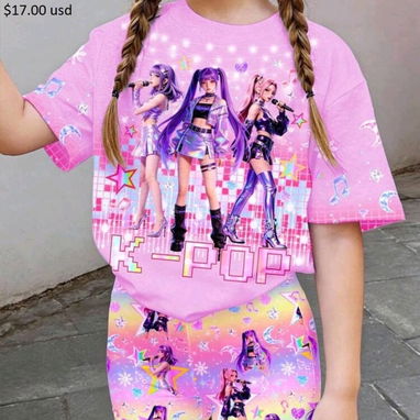 Ropa de niña de las guerreras K-pop - Img 121520392