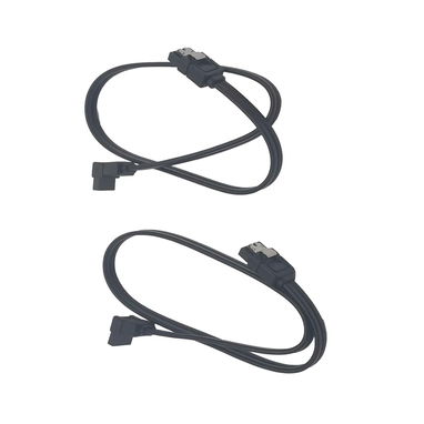Cable SATA III de 6.0 Gbps para HDD SSD de placa base (ángulo recto y recto de 16 pulgadas, 1 recto + 1 en ángulo) - Img 114533911
