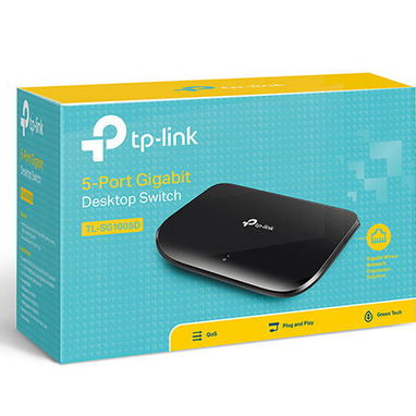 Switch 5 puertos tp link puertos 100mb Precio 25 usd  Switch 5 puertos tp link gb Precio 36 usd pcshop - 2/2