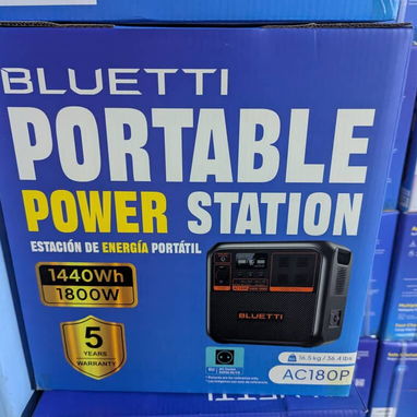 BLUETTI AC180P 1800W / 1440Wh, más de 10 horas de autonomía *NUEVO PRECIO 780 USD antes 820 USD* - Img 118071349