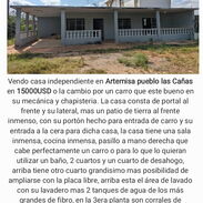 Vendo casa independiente pueblo las Cañas - Img 45664974