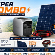 ECOFLOW DELTA 3 CLASSIC + PANEL SOLAR BIFACIAL 590W + CABLE ORIGINAL DE 10 METROS - Img 56808255