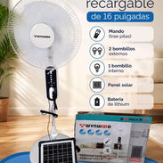Ventiladores recargables pedestal - Img 55876593