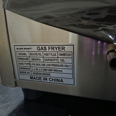 ♨️♨️ FREIDORA SENCILLA ( 10L ) DE GAS / PARA USO PROFESIONAL GASTRONÓMICO ‼️ - 5/5