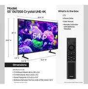 CAÑÓN!!_TV SMART TV 4K UHD SAMSUNG 55” CLASS DU7200|EN CAJA!!-NUEVO>>55150415<< - Img main-image-44925870
