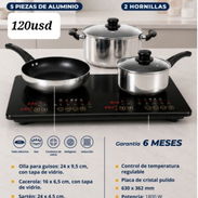 Cocina De Inducción Doble + Juego De Cazuelas - Img 57884678