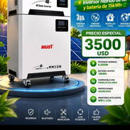TODO EN UNO MUST (inversor hibrido 6k+bateria 15kwh - Img 55938959