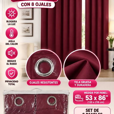 CORTINAS BLACKOUT - 6/8