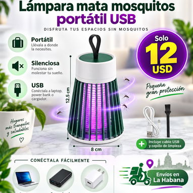 Lámpara mata mosquitos. Envios habana - 2/3