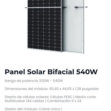 Paneles solares rigidos bifacial 0km garantia somos tienda fisica - 2/2