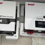 Si  quieren instalación la oferta completa es esta 3k+7k  Kit solar 3 kW Must Inversor híbrido Must de 3 kW 110/220 v - Img 58069353