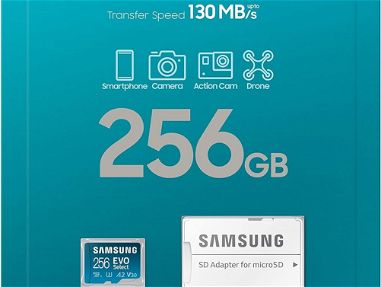 MicroSD Samsung EVO Select 128 GB - 256 GB [SELLADA] [ORIGINAL] - Img 58771667