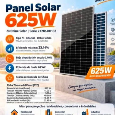 Mipyme en la habana, municipio Playa. Tenemos a la venta paneles solare ZNShine Solar una marca de primer nivel, son de - 3/4