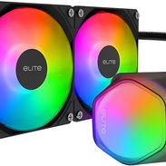 90usdCooler Master 240 Elite - Enfriador líquido para CPU, bomba de doble cámara, iluminación aRGB personalizable, sin m - Img 57376435