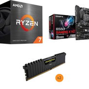 AM4 KIT RYZEN 7 5700 🤩 Gigabyte B550 Gaming X V2 - Corsair 16GB 🆕 0km - Img 55779669