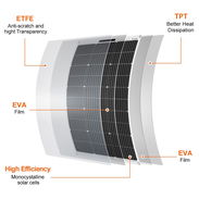 Panel Solar Flexible 100 W – Alta Eficiencia y Rendimiento Garantizado - Img 56771229