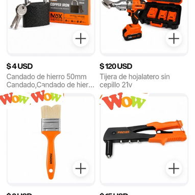 Herramientas, taladro, brochas - 7/10