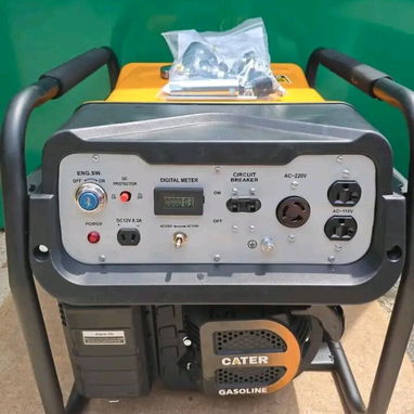 Planta electrica 3500W CATER, 110V y 220V, adaptable a gas de la calle - Img 123419092