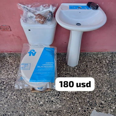 Juego de baños pequeño los precios están en las fotos trabajamos con servicio de mensajería para toda la habana - 5/6
