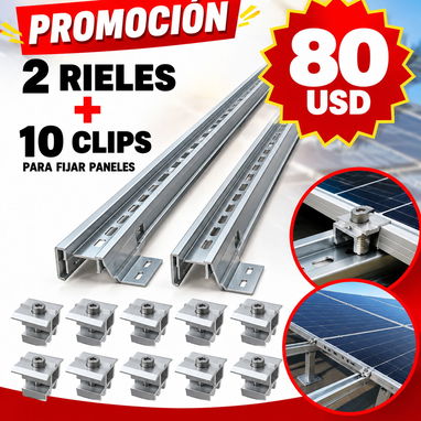 Breques , Inversores , baterias , cajas brequeras ,rieles  ,paneles solares - 8/8