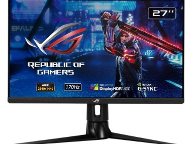 Monitor Gaming 27Pulgadas 170hz  ROG Strix XG27AQ QHD (2560x1440) Panel Rapid IPS NVIDIA G-SYNC HDR400 170hz 1ms . - Img main-image-45859927