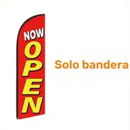 Banderas de Abierto con y sin Asta. - Img 54548867
