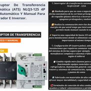 Interruptor de transferencia automática 4P 125A (Automático y manual para generador e inversor) - Img 56961329