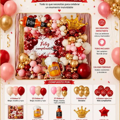 Set decorativos para cumpleaños - Img 125446875