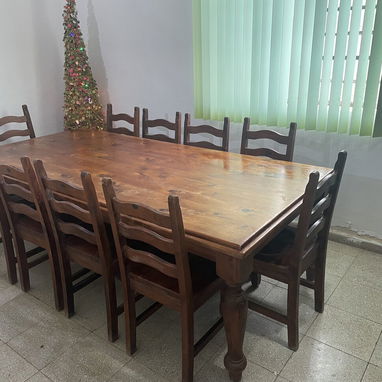 Juego de Comedor Roble 10 sillas Italiano - 5/5
