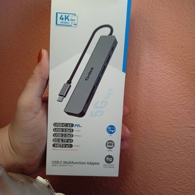 Adaptador USB tipo C 3.0 múltiples usos, ideal para sacarle el máximo provecho al puerto tipo C de tu laptop o celular. - Img 125554207