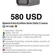 Bateria Extra Ecoflow Delta 3 nuevas en caja - Img 56627515