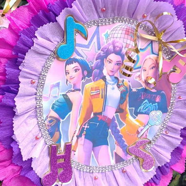 Piñata redonda Guerreras Kpop - 3/3