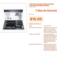Set de Cuchillos Zepter International: Corte Profesional en tu Cocina VPT#-0279 - Img 55667063