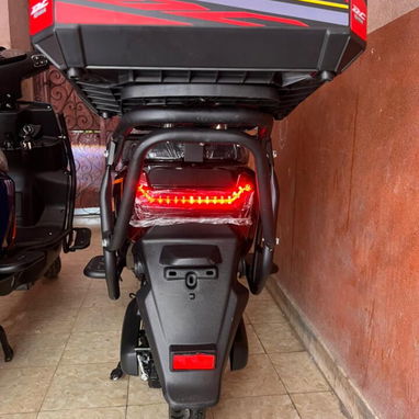 6 bater铆a de gel 72v25ah 80km/h aut贸nomia por carga 65-70km 4 velocidades - Img 126072791