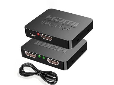 ⭕️ Splitter HDMI 4K 1x2 Salidas SUPER CALIDAD  ✅ Divisor HDMI NUEVO a ESTRENAR  Amplificador hdmi - Img main-image