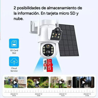 Cámara Solar inteligente/2 lentes 5 Mpx/ - 8/10