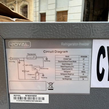 Refrigerador Royal d 8 pie no es congelación seca y tiene el congelador abajo  440 usd con transporte incluido 📈 2 mese - 5/5