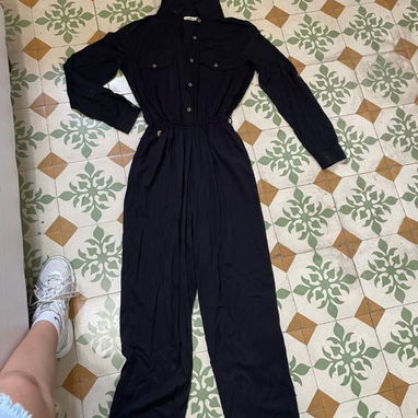 mono pantalón de algodón, conjunto de mujer, conjunto elegante de mujer de marca Lois, conjunto elegante negro - Img 122957673