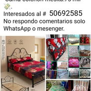 Vendedor de camas con colchón y mesitas - Img 58064255