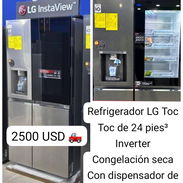 REFRIGERADOR LG 24 PIES TOUCH TOUCH* - Congelación seca. Inverter - Con dispensador de agua y hielo - Img 57860006