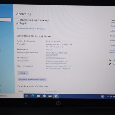 Laptop 15,6" I7, 16Gb Ram Disco de Estado Solido 240Gb - Img 119591191