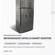 Refrigerador LG 19pies tecnología inverter - Img 57715614