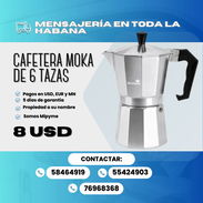 ☕ CAFETERA MOKA 6 TAZAS 💰 Precio: $8 USD 🛡️ Garantía: 5 días - Img 57213418