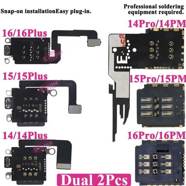 馃毃馃毃馃毃馃毃WYLIE Para Adaptaci贸n de iPhone 馃摫 ESIM 馃摫 Buen precio 馃毃馃毃馃毃 17 pro max y 17 pro 16 pro max y 16 pro 15 pro - Img 123188652
