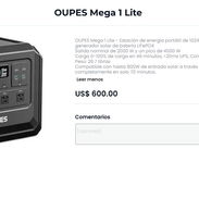 OUPES Mega 1 Lite nueva en caja - Img 58236012