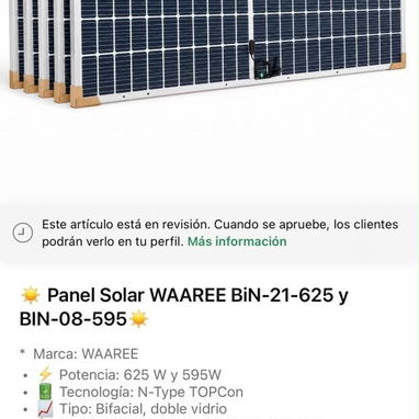 ⚡ ElectroHogar: Estaciones EcoFlow, Paneles WAAREE / Plegable, Alarma Solar, Cable XT60i y Aaoyun | Nuevos ⚡ - 9/9